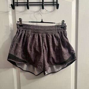 lululemon athletica Grey and Black Athletic Shorts